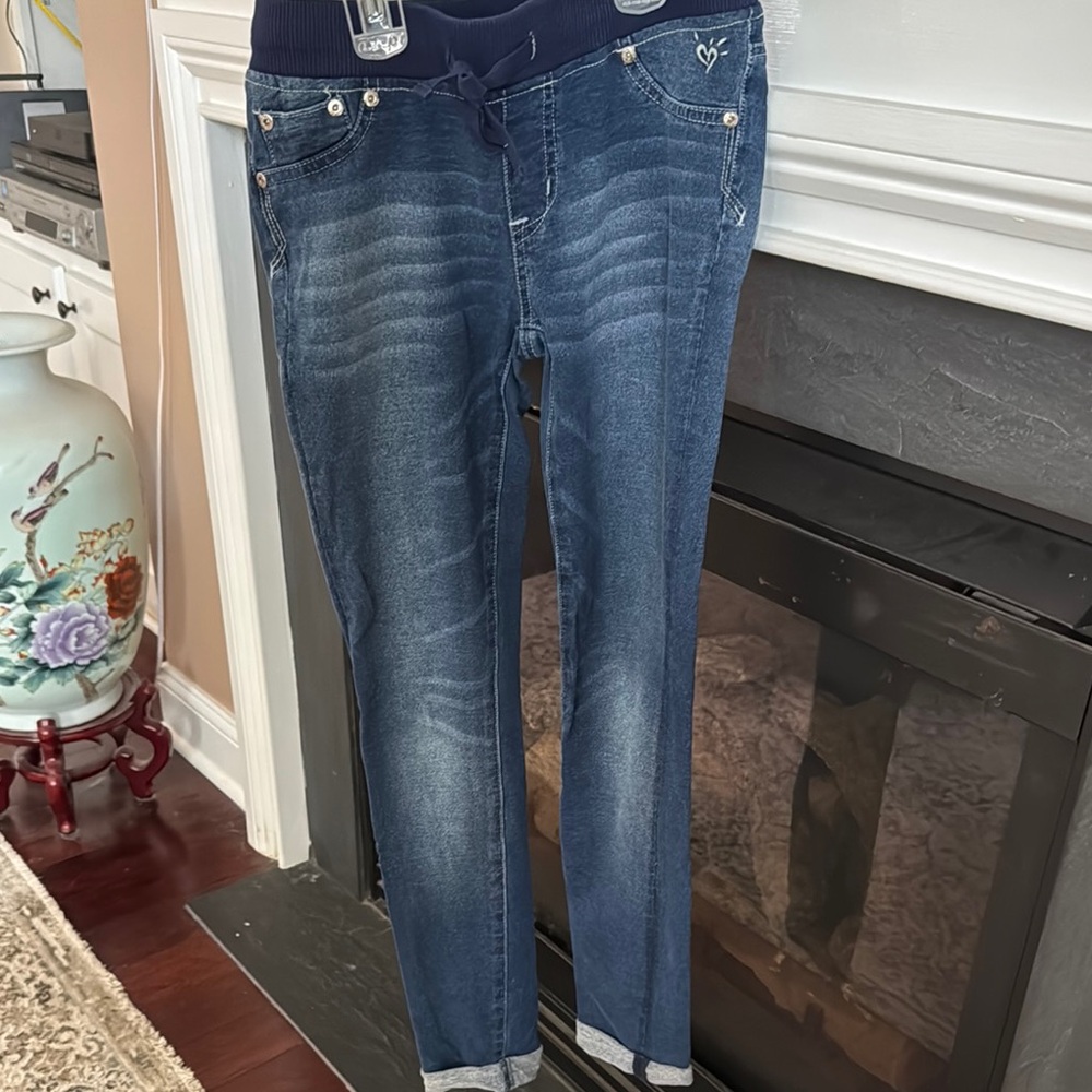 Justice Blue Jean with Faded Look and Slim Cut